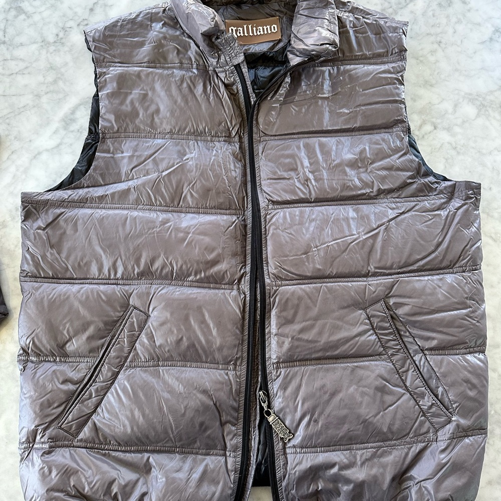 ORIGINAL John Galliano Puffer Vest. Large Unisex